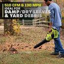 ONE+ HP 18V Brushless Cordless 130 MPH 510 CFM Leaf Blower (Tool Only)