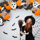 Classic Halloween Balloon Garland Kit– Black, Orange, Ghost & Bats