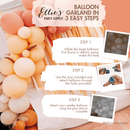 Classic Halloween Balloon Garland Kit– Black, Orange, Ghost & Bats